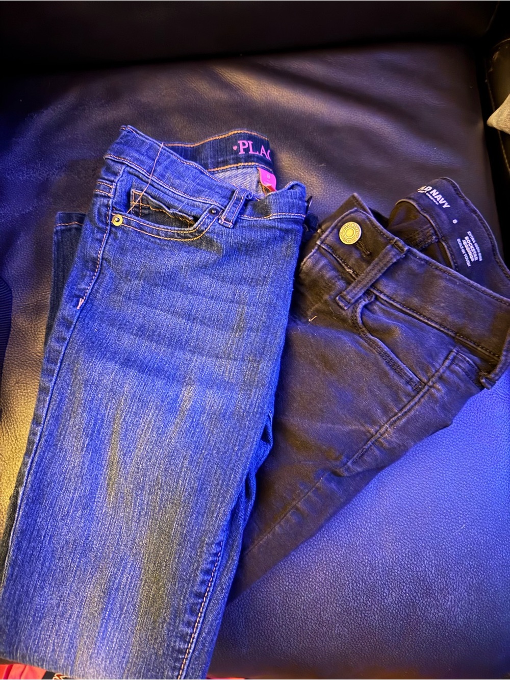 The Children's Place Blue and Black Skinny Jeans Duo